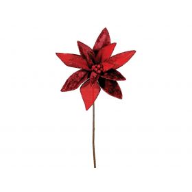 Χριστουγεννιάτικο Διακοσμητικό Λουλούδι 60cm